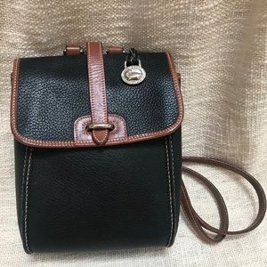 Vintage Dooney & Bourke Black All Leather Backpack